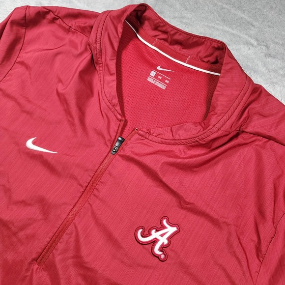 Nike Other - Alabama Crimson Tide Jacket Mens 2XL Red NCAA Football Nike 1/4 Zip Pullover